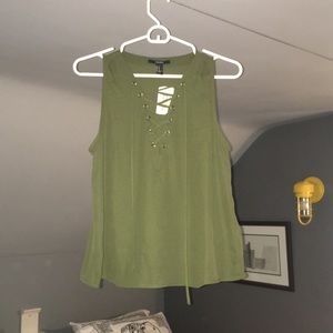 Olive Green Tank Top